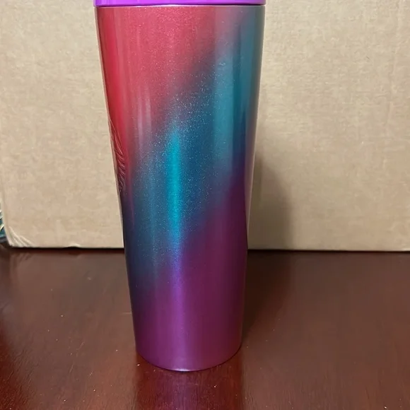 Starbucks 2022 Spring Release Shimmer Ombre Stainless Steel Tumbler Venti 24oz - Picture 2 of 7